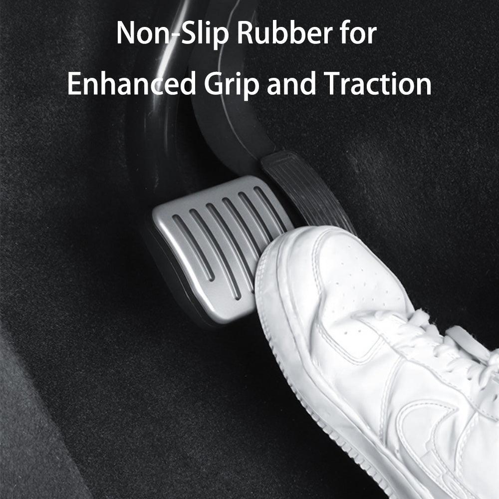 Enhanced Non-Slip Alloy Brake Pedal Cover Upgrade for Tesla Model 3/Y: Boost Performance and Style - Evooor