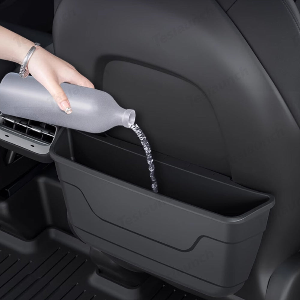 Tesla Model Y/M 3: Durable Rear Seat TPE Storage Organizer - Keep Your Car Neat and Tidy! - Evooor