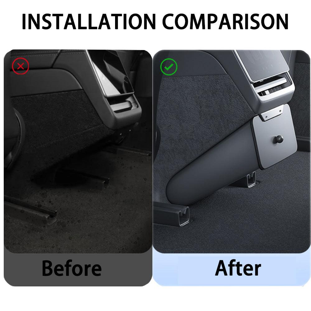 Car Garbage Bin and Organizer for Tesla Model 3 - Magnetic Backseat Storage Solution - Evooor