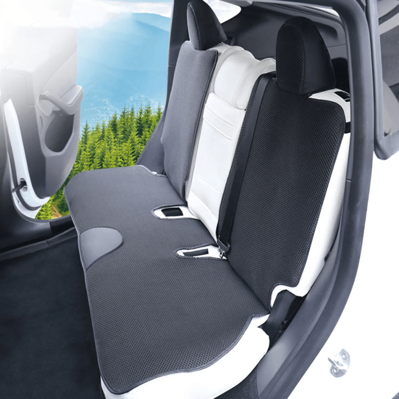 Cooling Air Flow Seat Cushion for Tesla Model 3/Y with Breathable Ice Silk Technology - Evooor