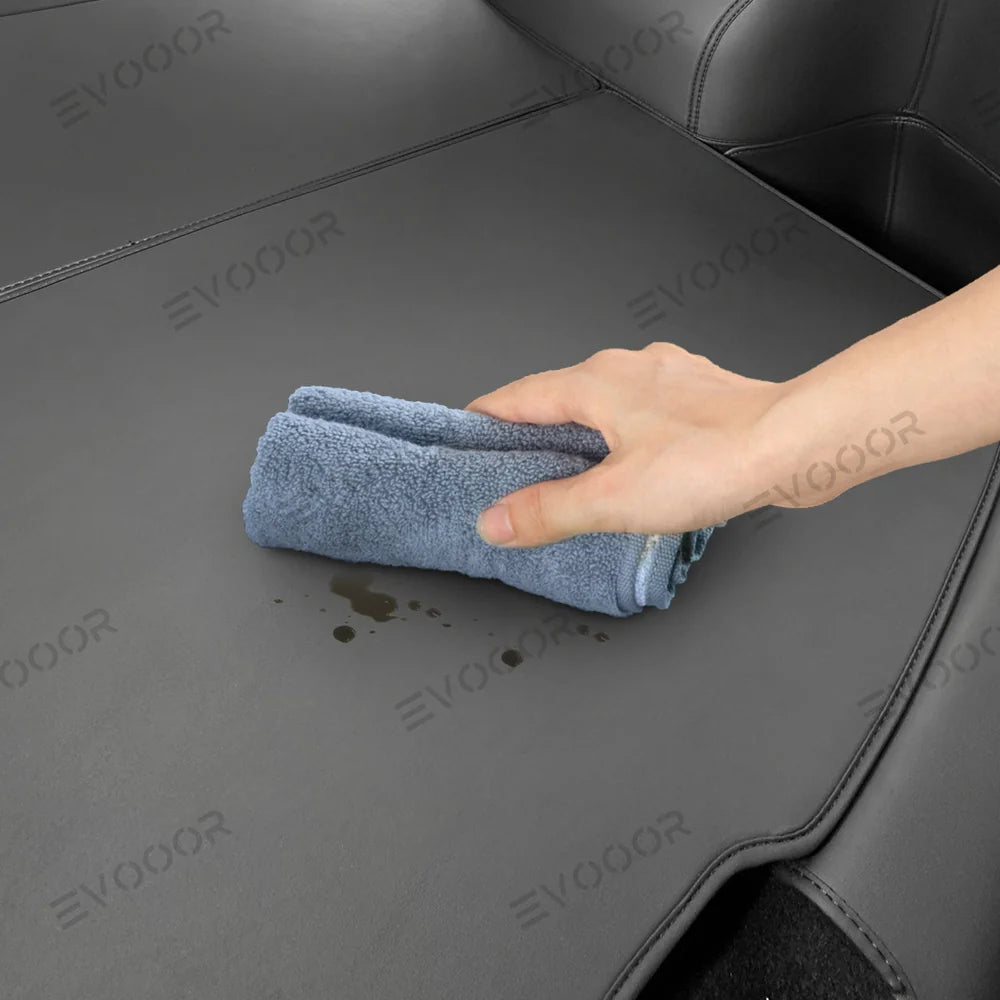 Napa Leather Rear Trunk Mat – Durable Protection for Tesla Model Y Juniper 2025+