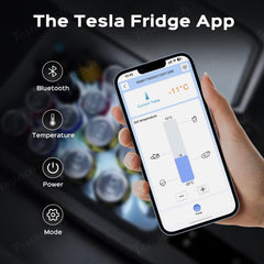 Tragbar 22L Elektrische Kühlbox für Tesla Model 3 – Halten Sie Lebensmittel auf Roadtrips frisch!