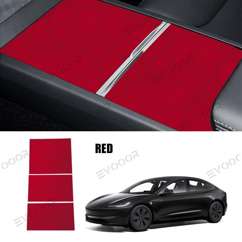 2024 Model 3 Highland Alcantara Center Console Cover For Tesla - Evooor