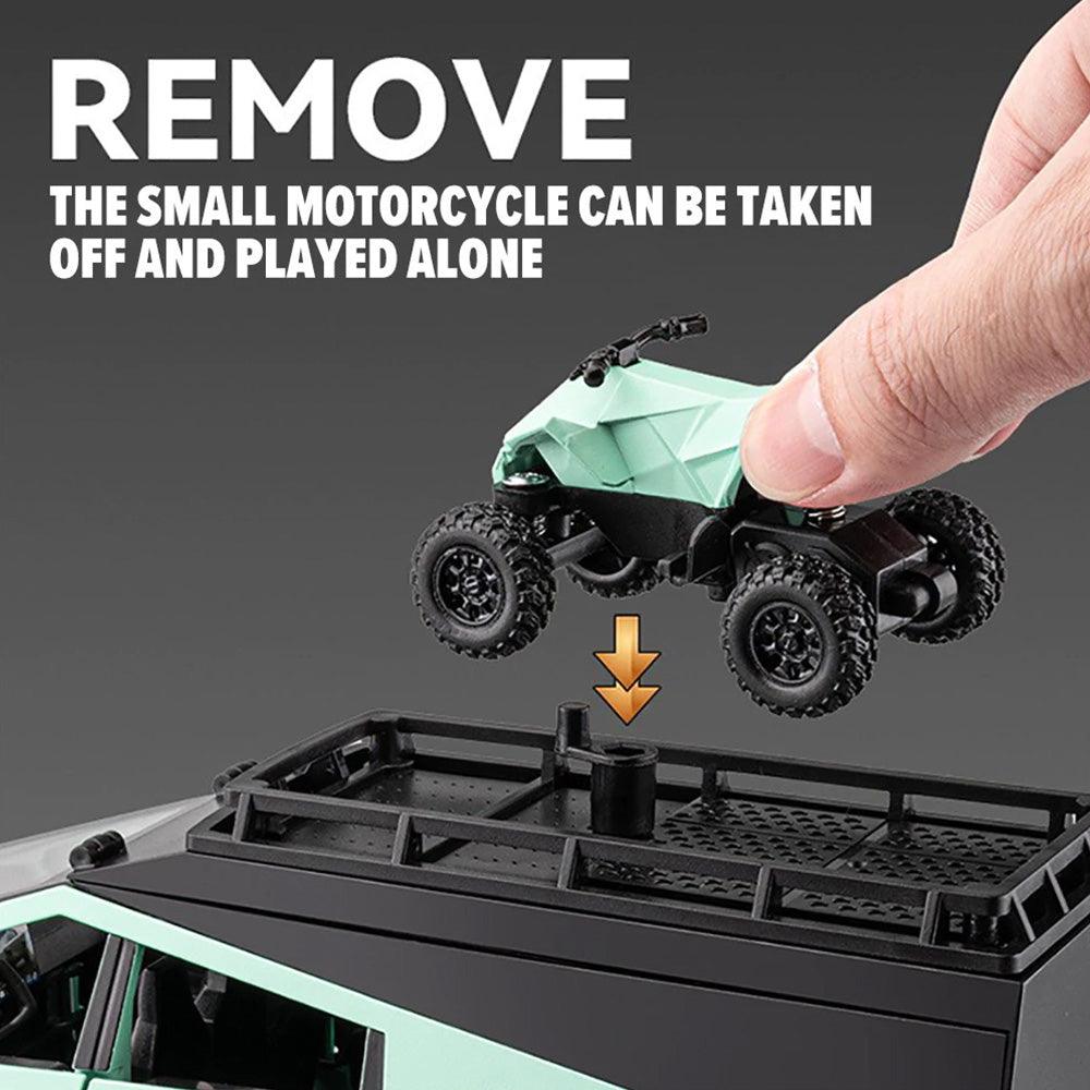 Cybertruck 1/24 Pickup Camping RV Alloy Car Model - Evooor