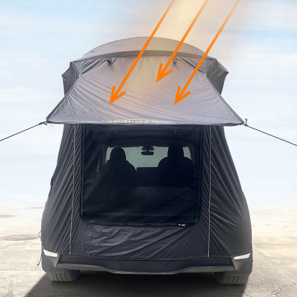 tesla model y zelt Tesla Model Y Heckklappen-Campingzelt-Sonnenschutzmarkise – Wasserdich – Evooor