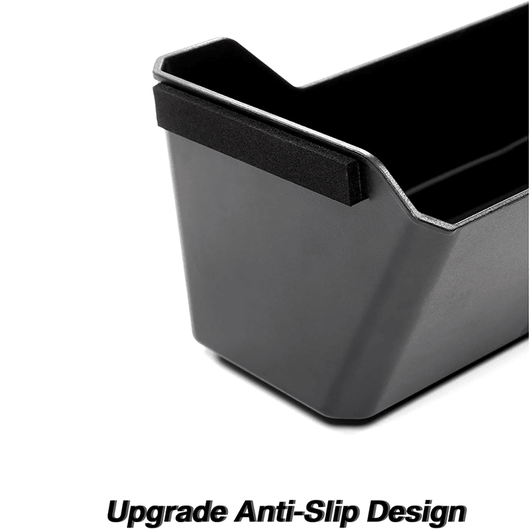 Front Under Seat Storage Box with Silicone Pad for Cybertruck - Evooor