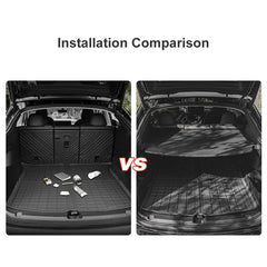 Foldable Rear Trunk Cargo Cover Board for Tesla Model Y - Shock-Absorbing Design, Easy Storage (2020-2024) - Evooor