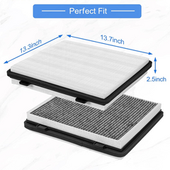 HEPA Air Filter with Activated Carbon for Tesla Cybertruck