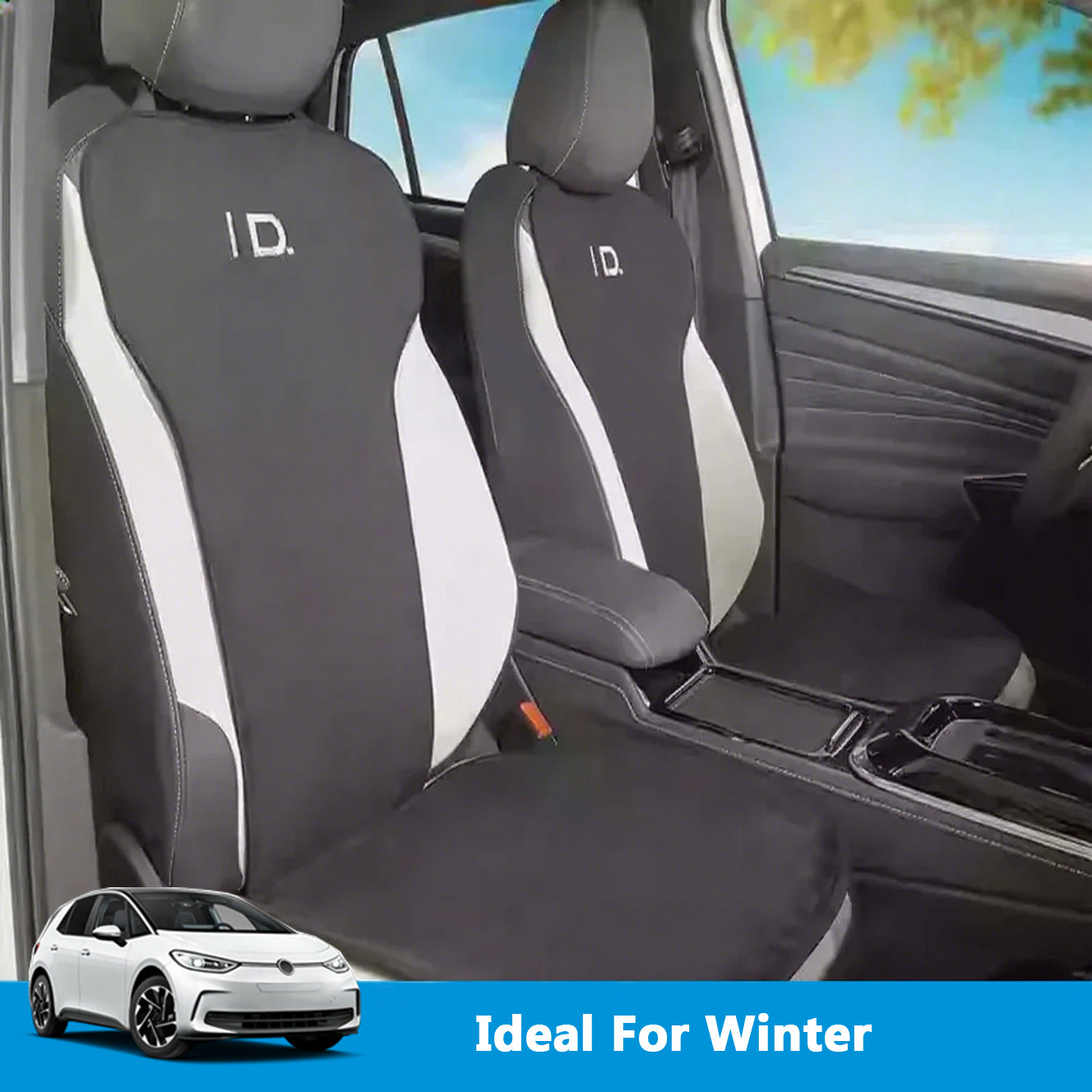 Thickened Flannel Seat Cushion For VW ID.3 2021-2025 - Evooor