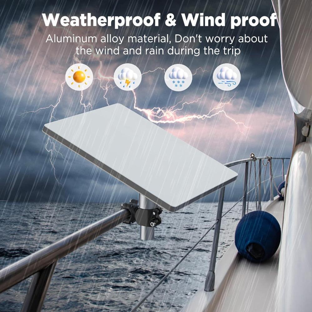 Universal Car Roof Rack Mount for Starlink Mini - Round Tube Design for Easy Installation on All Vehicles - Evooor