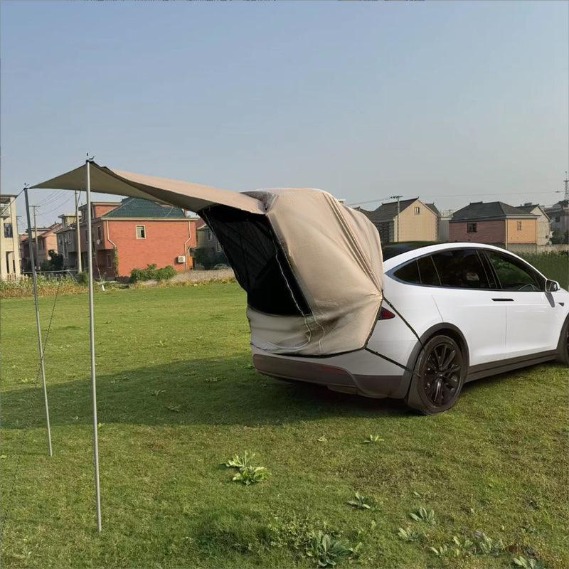 tesla model 3 roof top tent Waterproof Camping Tent Sunshade Awning for Tesla Model 3/Y/S/X