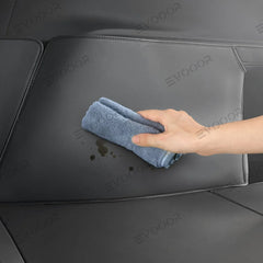 Protections latérales de coffre arrière en cuir Napa–Ensemble de 2 pièces pour une protection longue durée Tesla Model Y Juniper 2025+