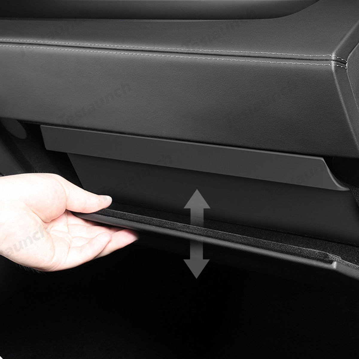 Tesla Model Y Juniper 2025+ TPE Glove Compartment Organizer for Co-Pilot side - Evooor