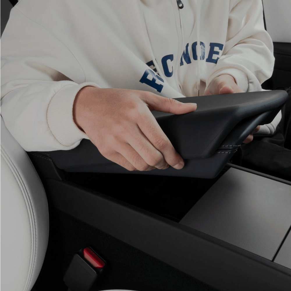 Highland 2024+ Tesla Model 3 Armrest Cover with Anti-Slip Protection - Evooor