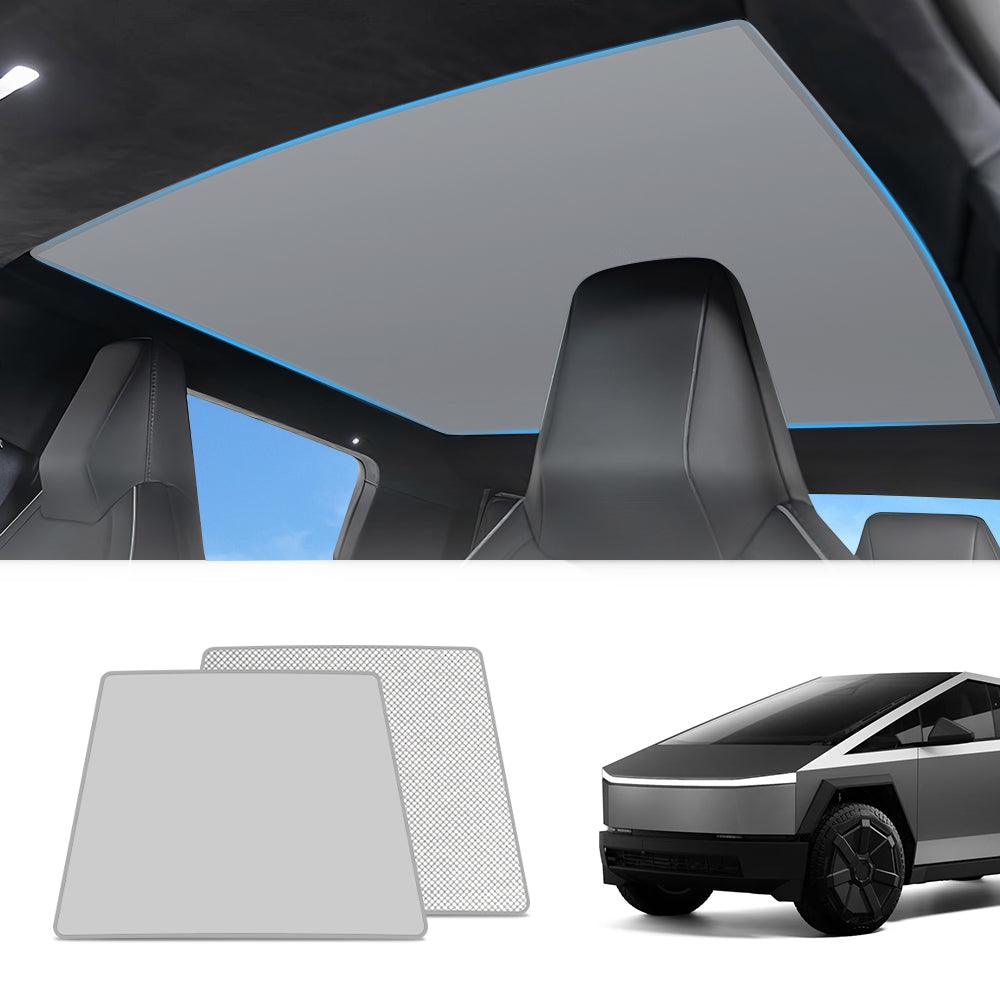 Electrostatic Adsorption Sunroof Ice Crystal Glass Roof Sunshade for Cybertruck - Evooor