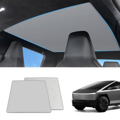 Electrostatic Adsorption Sunroof Ice Crystal Glass Roof Sunshade for Cybertruck