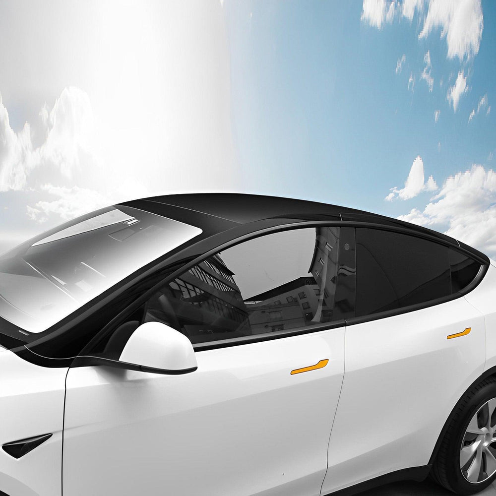 Tesla Pillar Delete for Model 3/Y- Glossy Black - Evooor