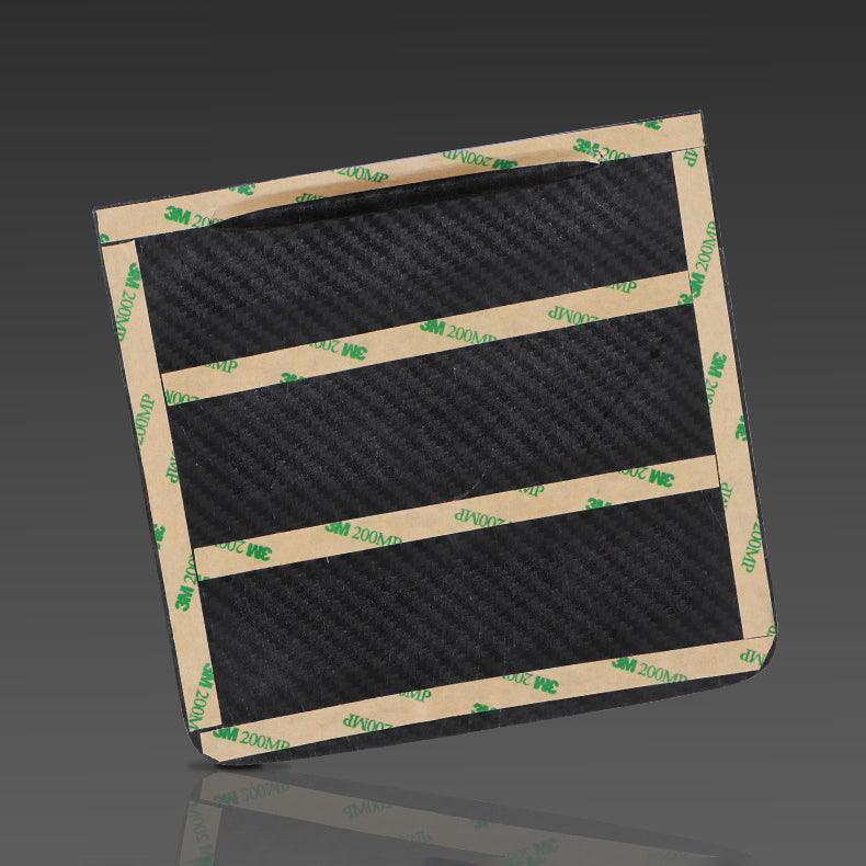 [Real Carbon Fiber] Model 3/Y Center Console Overlays With Key Card Slot (Gen. 2) for Tesla(2021-2023) - Evooor