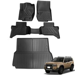 All-Weather TPE Floor Mats & Cargo Liner for 2024 Toyota Land Cruiser LC250/J250