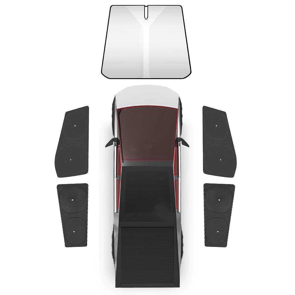 Privacy & Thermal Insulation Window Sunshade Sun Visor Curtains for Cybertruck - Evooor