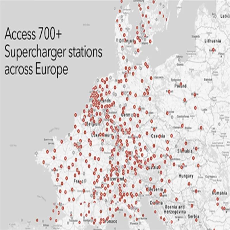 Type 2 EV Charging Adapter for European Tesla Model S/X - CCS2 Compatible (Exclusive for Tesla Vehicles) - Evooor