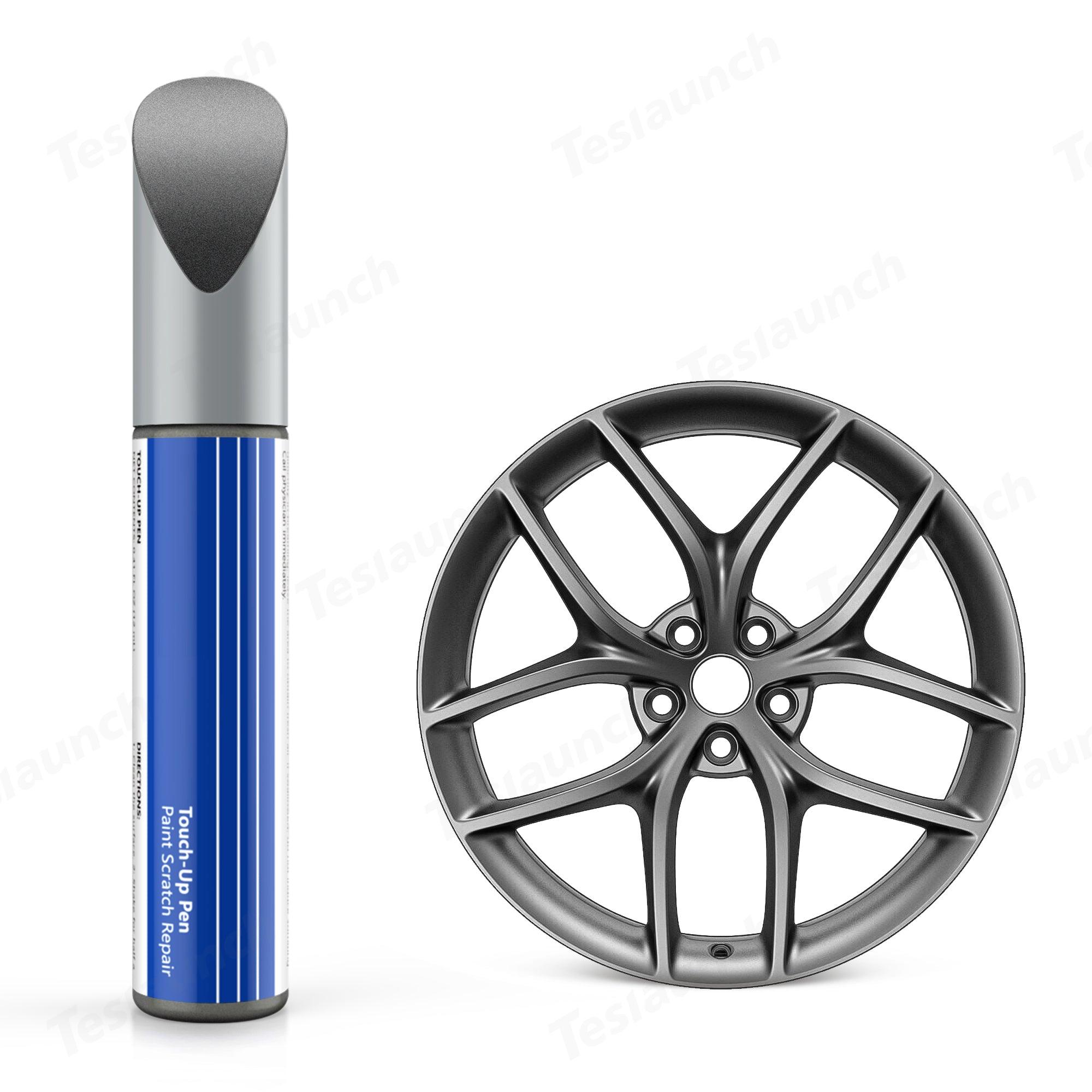Wheel Rims Touch Up Paint For Tesla Model 3- DIY Curb Rash Repair With Color-Matched Touch Up Paint - Evooor