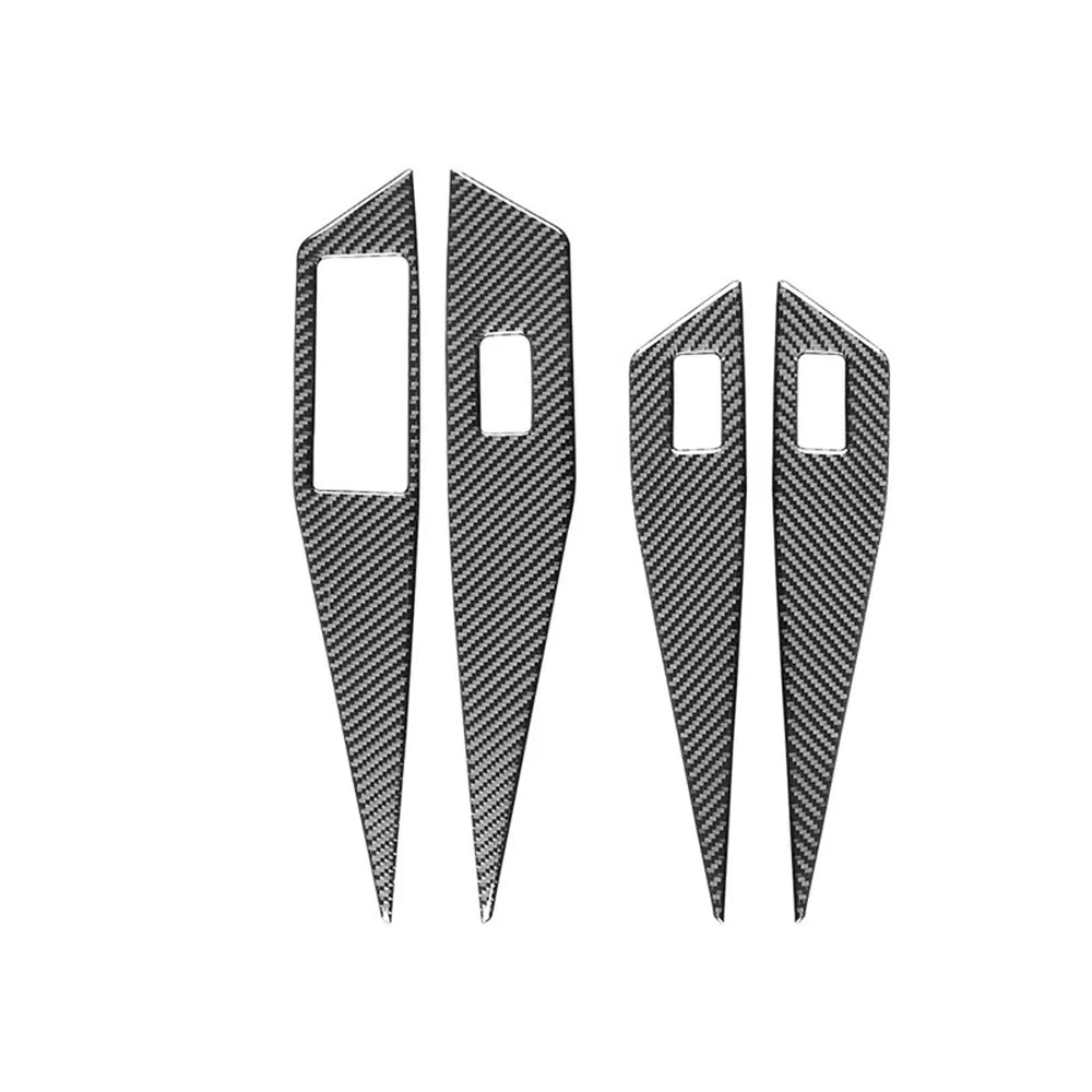 Carbon Fiber Window Lift Trim Sticker For VW ID.4 2021+ - Evooor