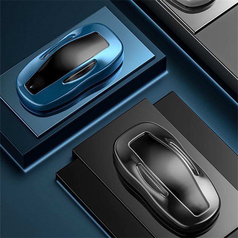 Model 3/Y/S/X Key Fob Cover Case Aluminum Metal Key Holder For Tesla(2012-2023) - Evooor
