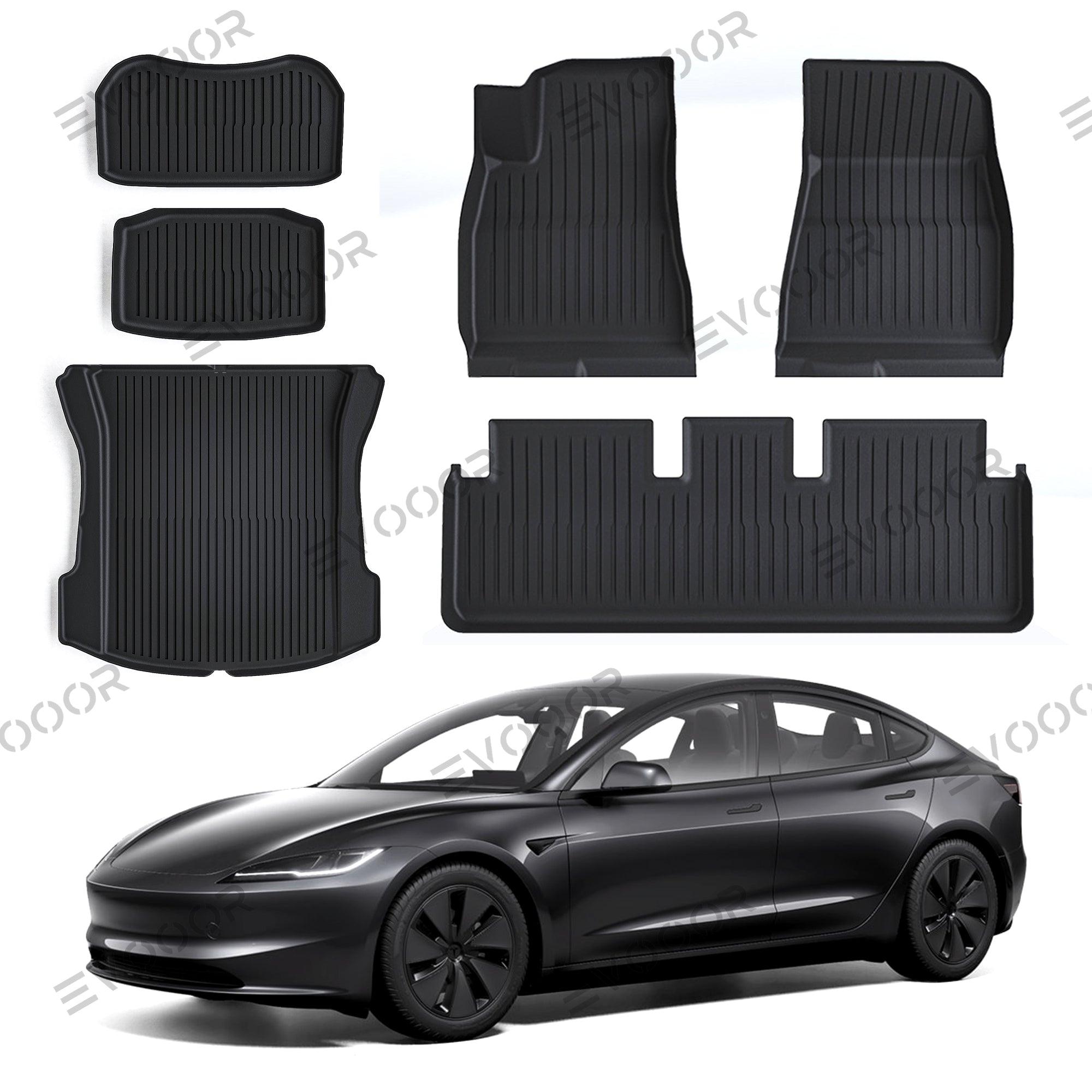 2024 Model 3 Highland All Weather TPE Floor Mat for Tesla - Evooor