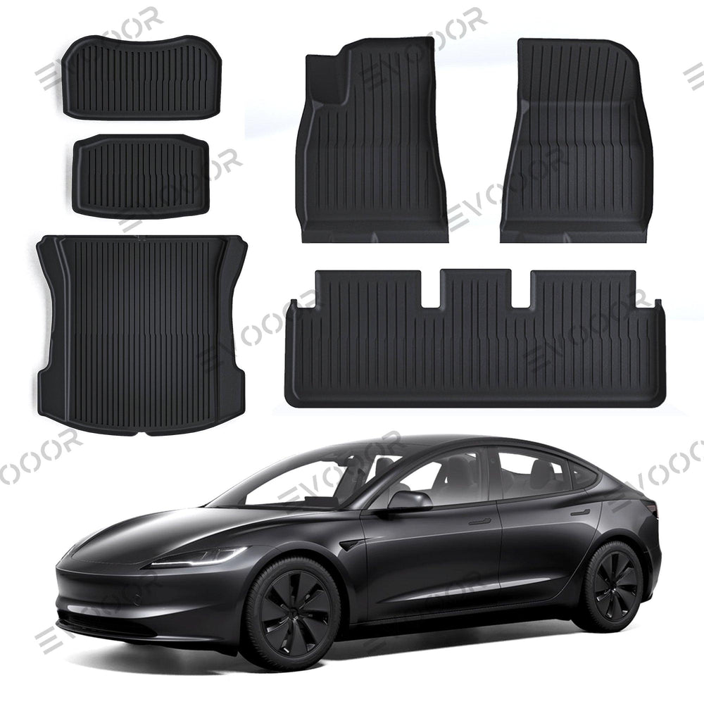 2024 Model 3 Highland All Weather TPE Floor Mat for Tesla - Evooor