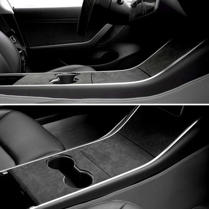 Model 3/Y Alcantara Center Console Cover for Tesla(2017-2023) - Evooor