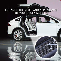 Tesla Carbon Fiber Door Sill Protector Cover For Tesla Model X (2015-2020) - EVOOOR