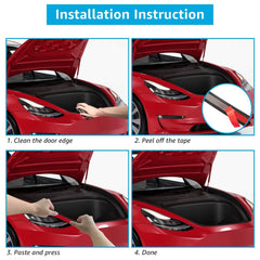 Model Accessoires en caoutchouc insonorisés de kit de joint de portière de la voiture 3/Y Tesla  (2017-2024)