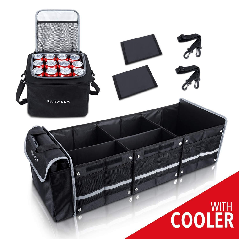 Spacious Waterproof Trunk Storage Organizer for Tesla Models S, X, 3, Y, and Cybertruck - Evooor