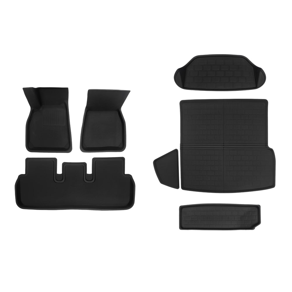 Tesla Model S Floor Mats And Liners 3D Lamination Cutting Cargo Liner (2021-2023) - Evooor