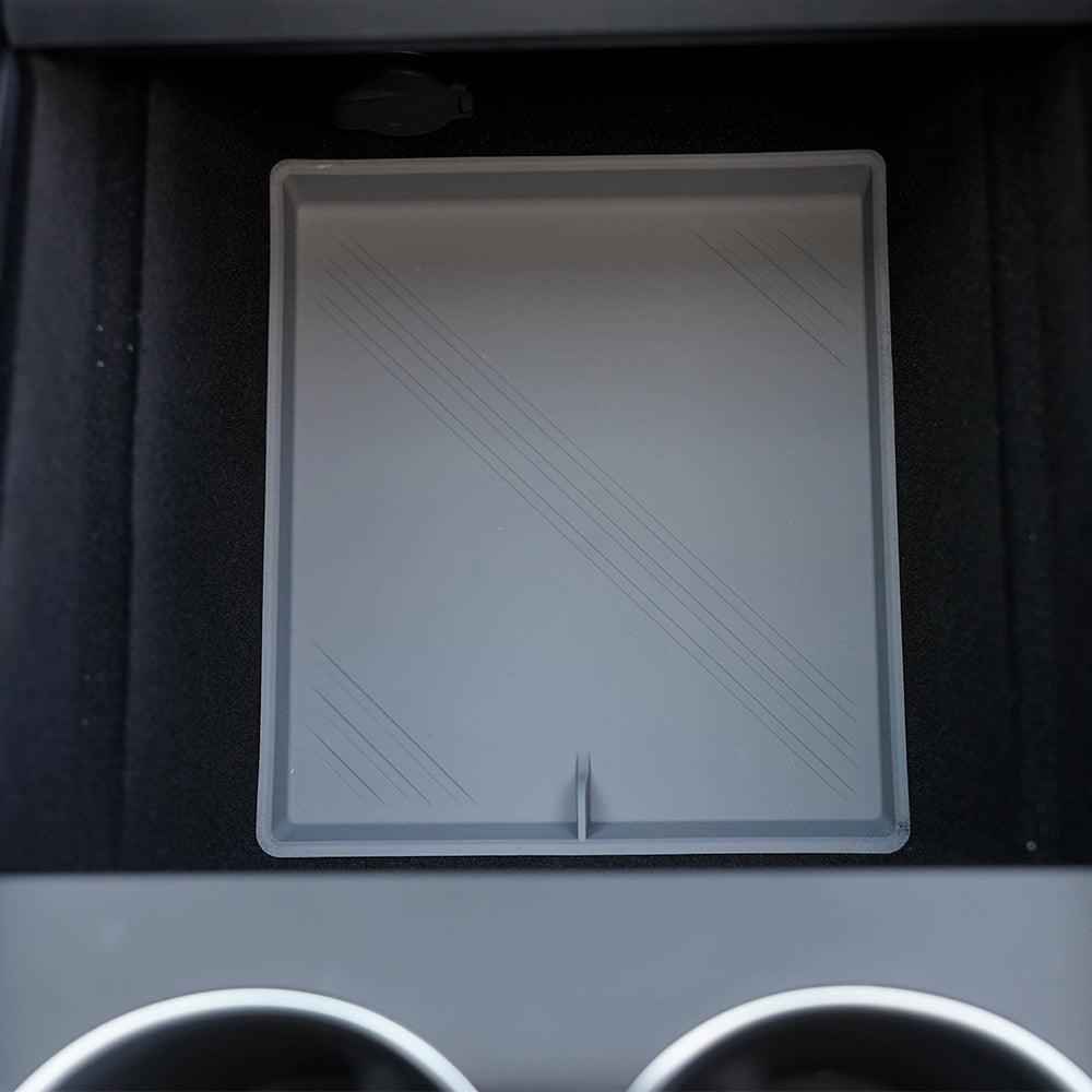2024 Tesla Model 3 Highland Center Console Organizer Tray Designed For Armrest Storage Box Cup pad Wireless charging pad Set - Evooor