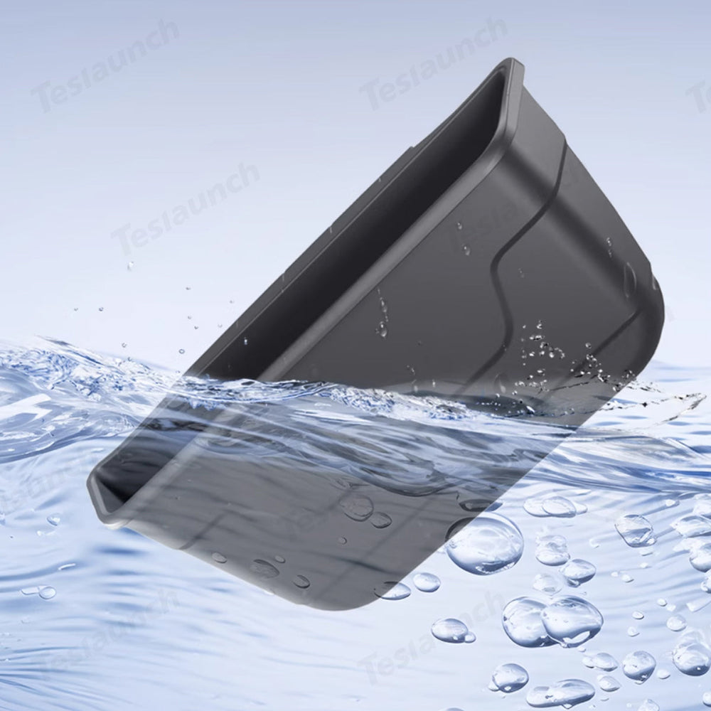 Tesla Model Y/M 3: Durable Rear Seat TPE Storage Organizer - Keep Your Car Neat and Tidy! - Evooor