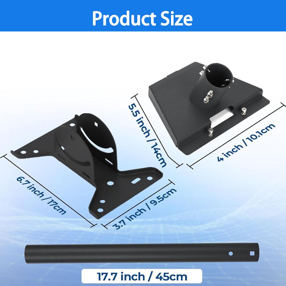 Durable Roof Pole Mount Kit for Starlink Gen 3 Satellite Dish Installation - Evooor