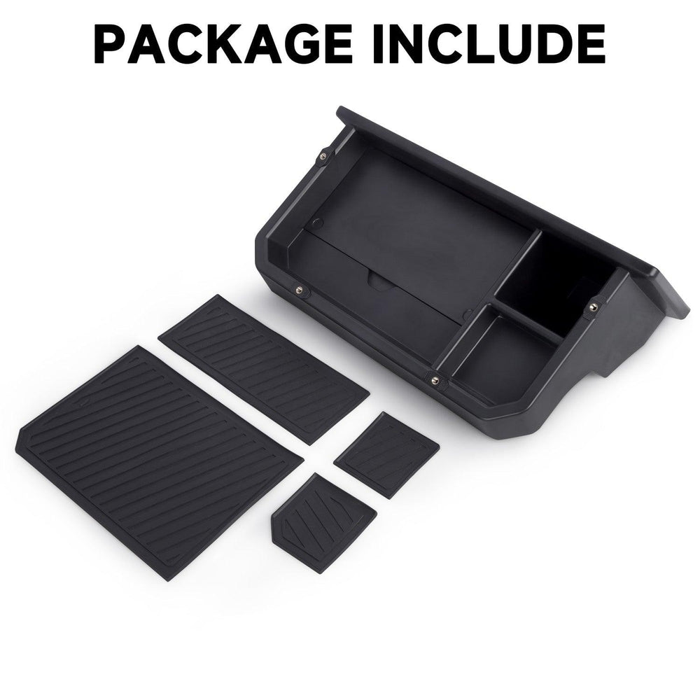 Upgraded Center Console Behind Screen Storage Box for Cybertruck - Evooor