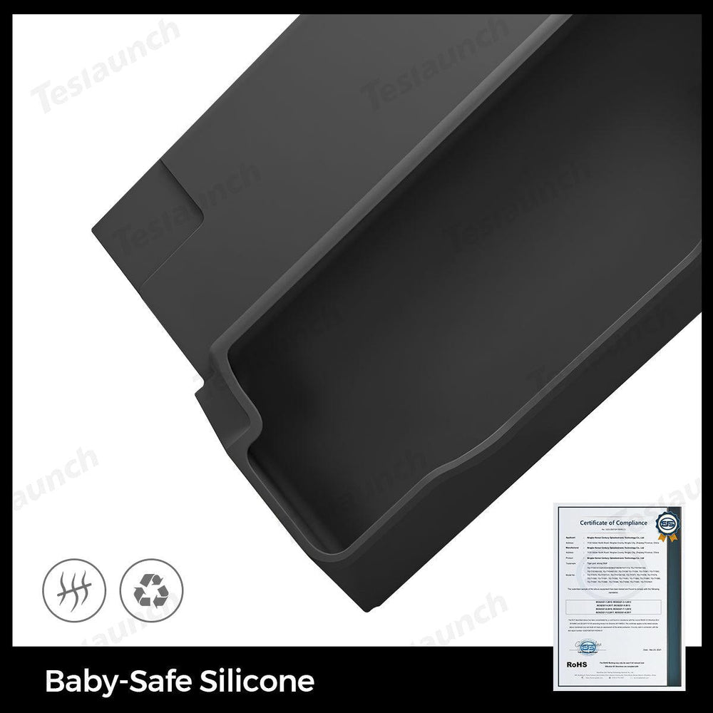 Multi-Functional Silicone Center Console Glasses Tray for Tesla Model Y Juniper 2025+ - Evooor