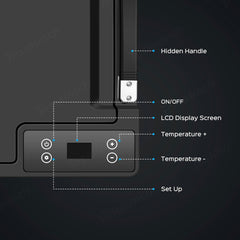 Congélateur de coffre portable pour Tesla Model X-40L Capacité, idéal pour 6 à 7 places, version américaine