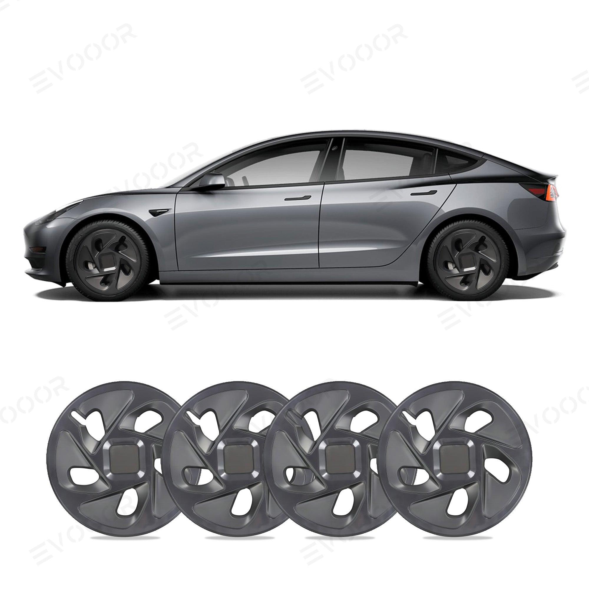 Model 3 18'' Aero Wheels Cover Hubcaps Replacement 4PCS for Tesla (2017-2023) - Evooor