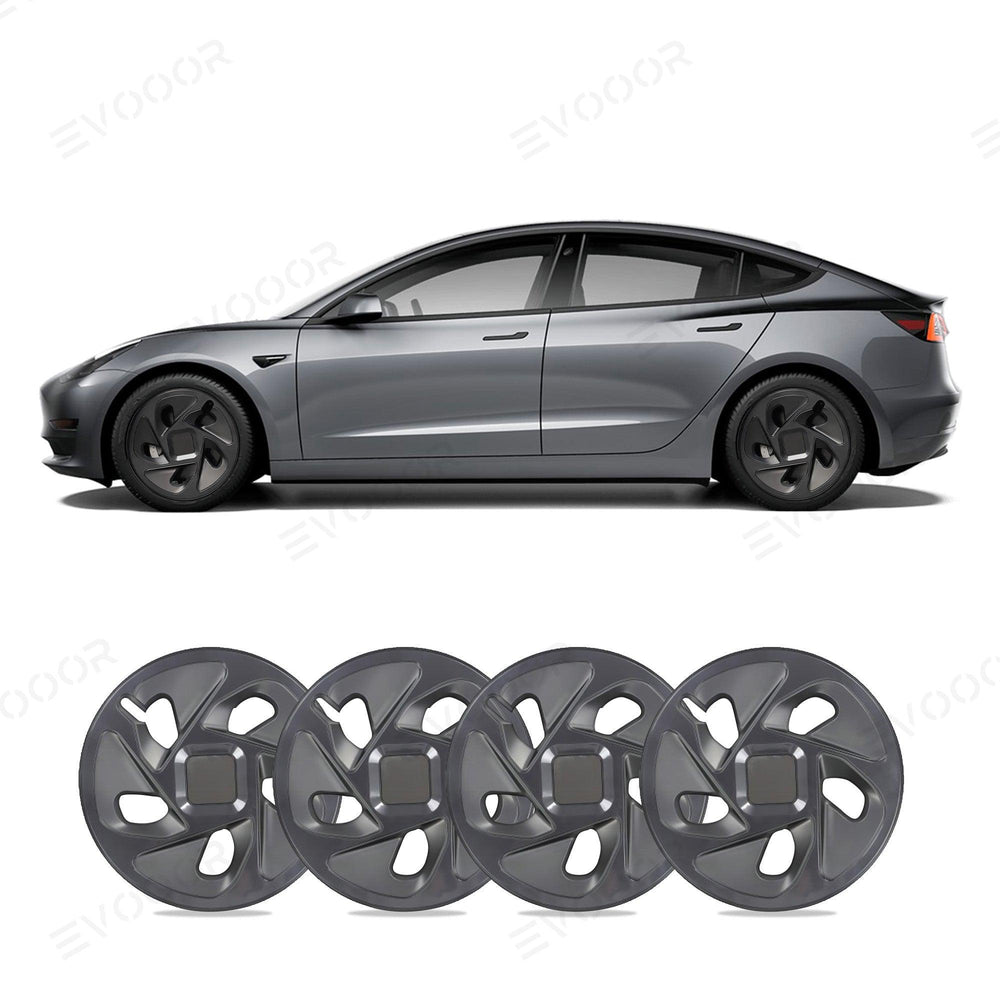 Model 3 18'' Aero Wheels Cover Hubcaps Replacement 4PCS for Tesla (2017-2023) - Evooor