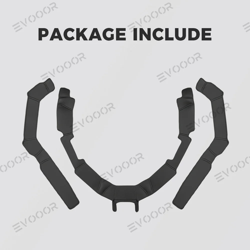 Nappaleder-Sitzeckenabdeckungen – 3-teiliges Schutzset für Tesla Model Y Juniper 2025+