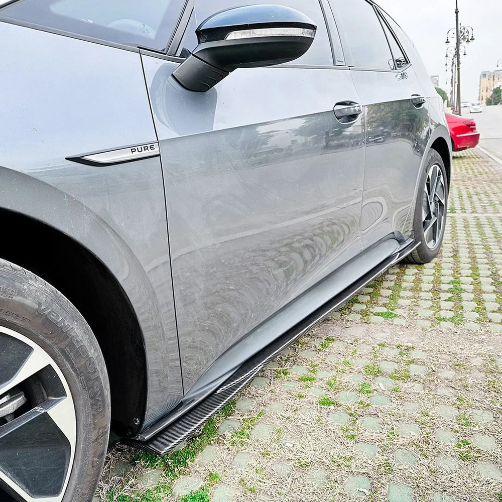 ABS Side Skirts Extension Spoiler For VW ID.3 2019+ - Evooor