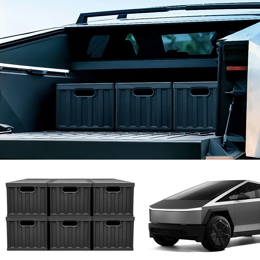 Foldable Vault Cargo Storage Bins for Cybertruck - Evooor