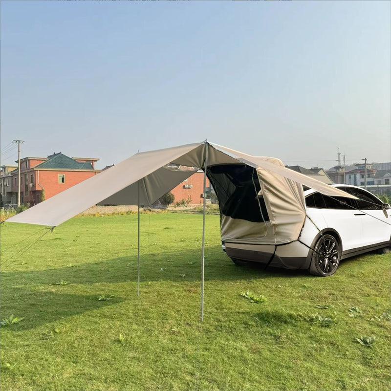 Waterproof Camping Tent Sunshade Awning for Tesla Model 3/Y/S/X - Outdoor Shelter for Tailgating - Evooor