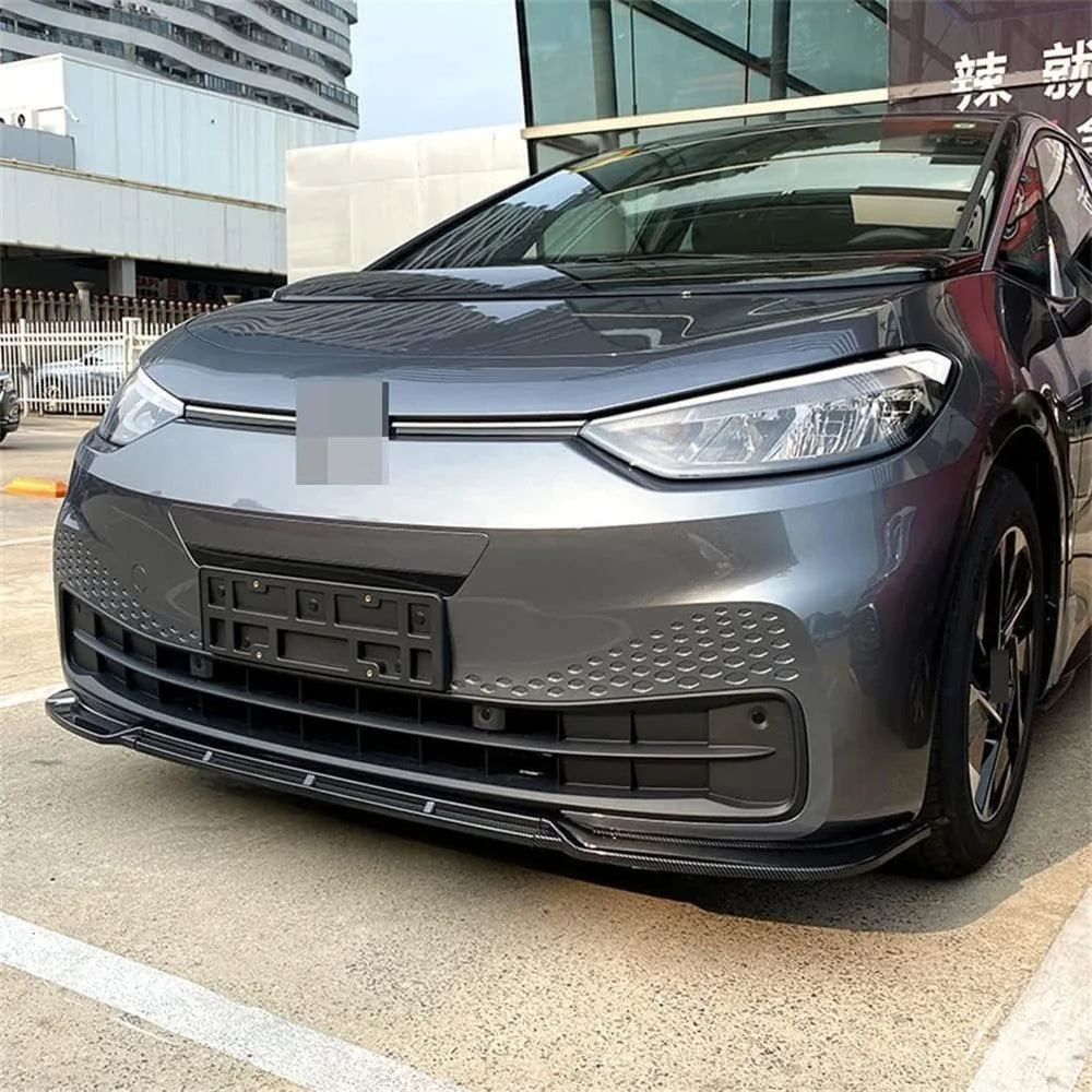PP Front Bumper Lip Spoiler For VW ID.3 2019-2022 - Evooor