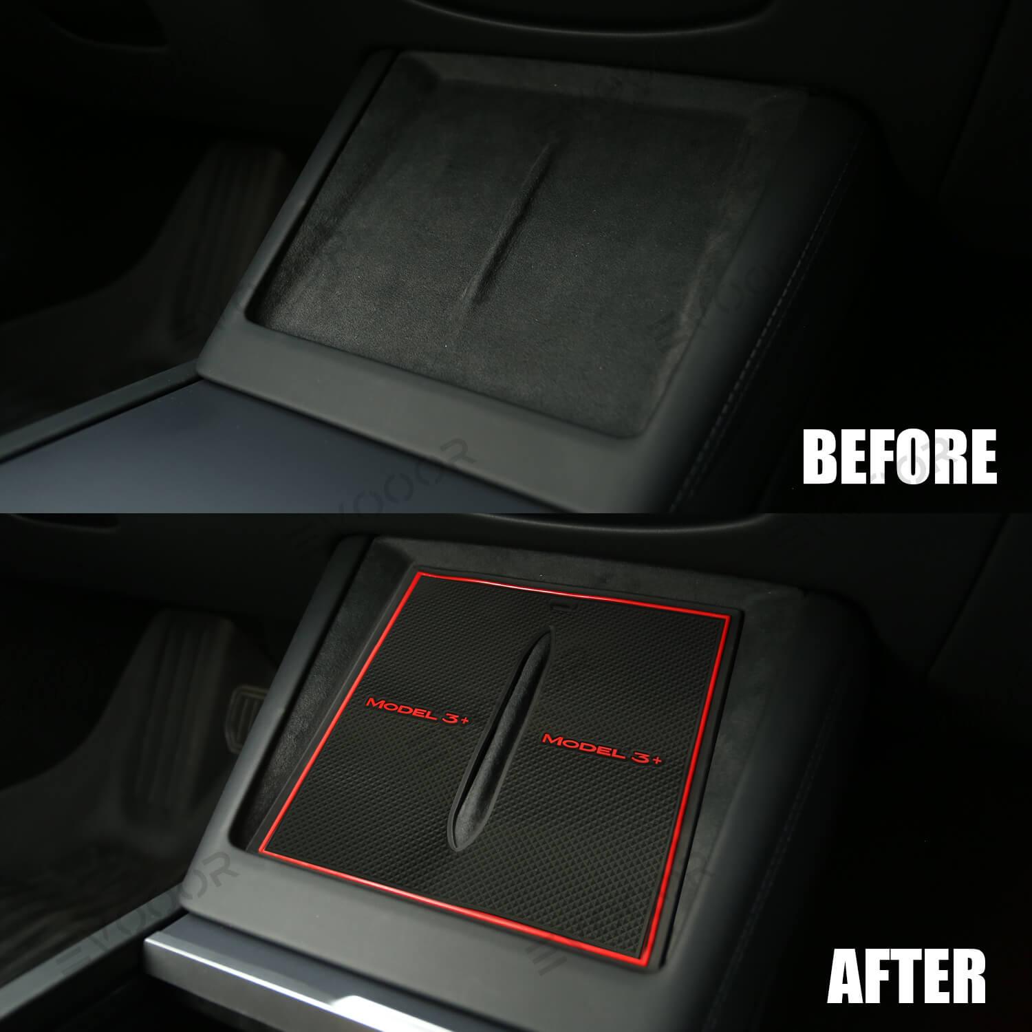 2024 Model 3 Highland Door Slot Mat Water Bowl Slot Mat Dustproof Mat For Tesla - Evooor