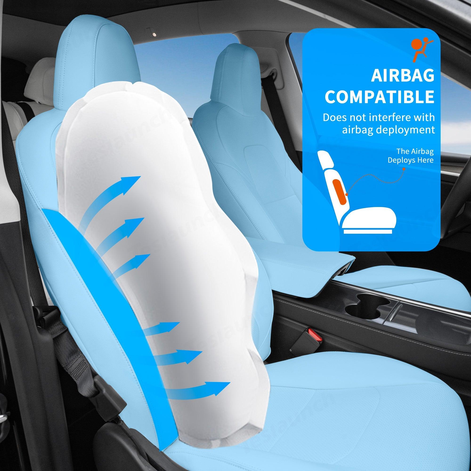 Luxury 5-Seat Tesla Model S Car Seat Protectors with Premium All-Inclusive Design - Evooor